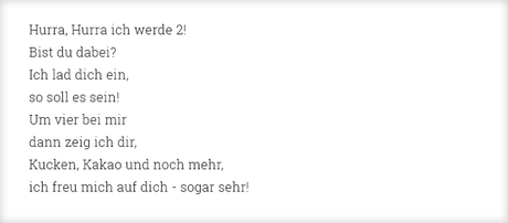 Spruche zum geburtstag einladung