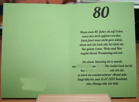 Text fur einladung geburtstag 80