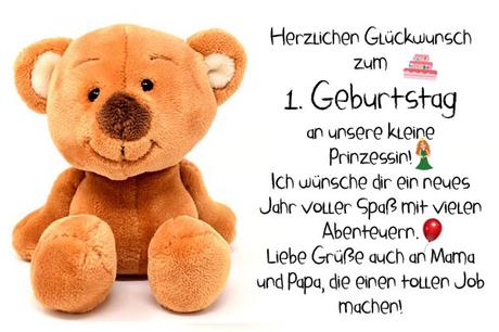 Geburtstagswunsche zum 1 lebensjahr