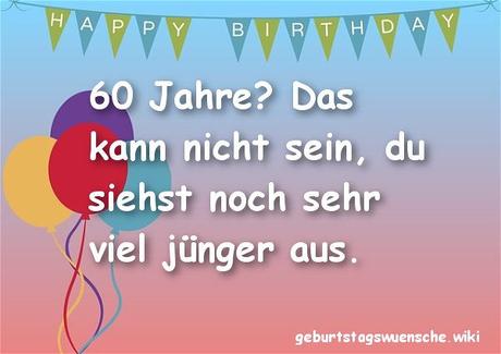 Geburtstag wunsche fur 60