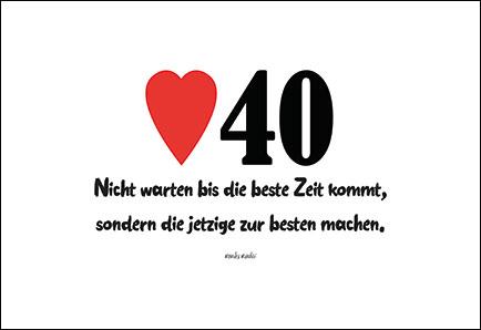 Geburtstagswunsche zum 40 geburtstag