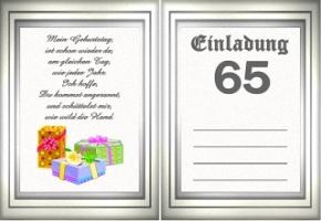 Gluckwunsche zum 65 geburtstag und ruhestand