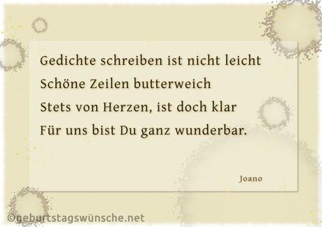 Geburtstagswunsche nicht in reimform