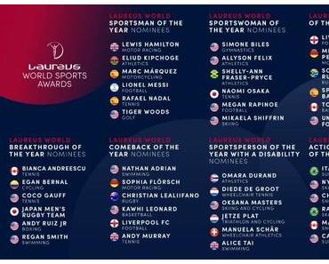 Nominierte und Sportlegenden bei den Laureus World Sports Awards