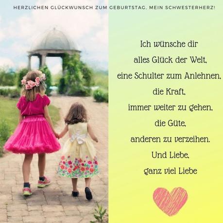 Geburtstagswunsche fur schwester 40