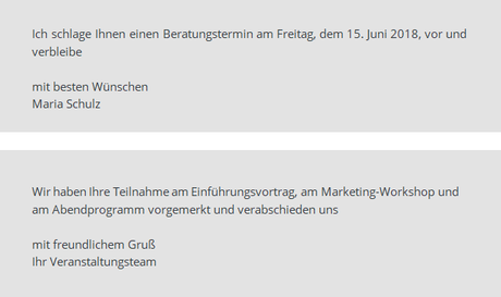 Wunsche ihnen ein schones wochenende e mail