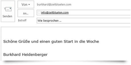 Wunsche ihnen ein schones wochenende e mail