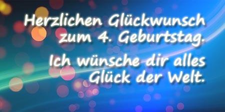 Gluckwunsche und spruche zum 4 geburtstag