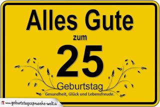 Geburtstagsgrube 25