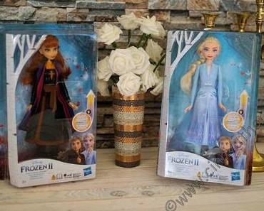 Bei unserer Nichte sind Elsa und Anna mit funkelnden Kleidern eingezogen #Hasbro #DieEiskönigin #Kinder