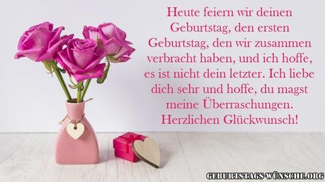 Geburtstagswunsche mann schatz