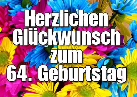 Geburtstagswunsche zum 64 geburtstag