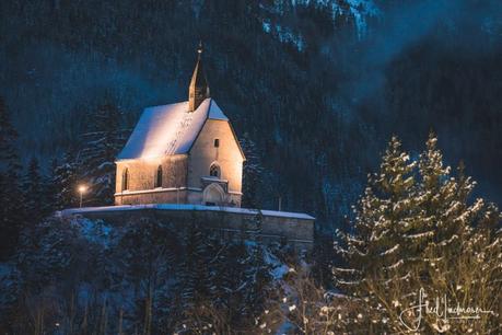 Bild der Woche: Sigmundsberg-Kapelle Nachtaufnahme