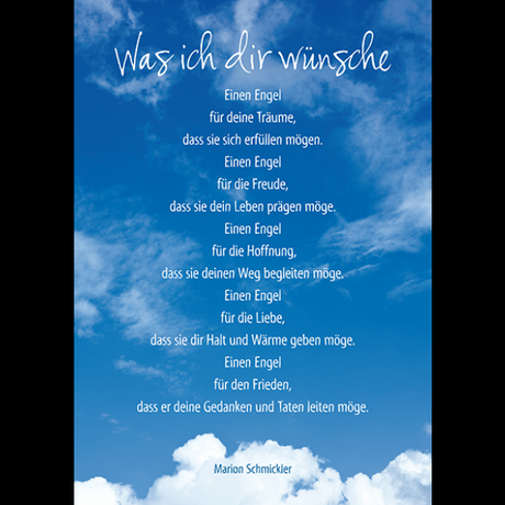 Ich wunsche dir das beste im leben