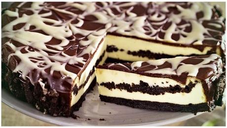 Einfache Schokokeks-Käsekuchen