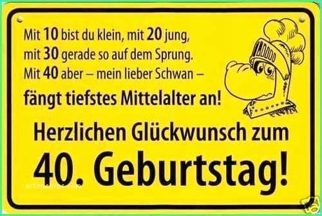 Geburtstag lustig 40