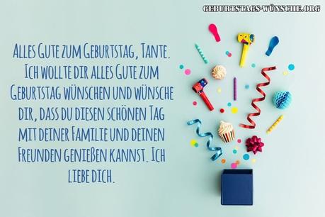 Geburtstag gedicht tante