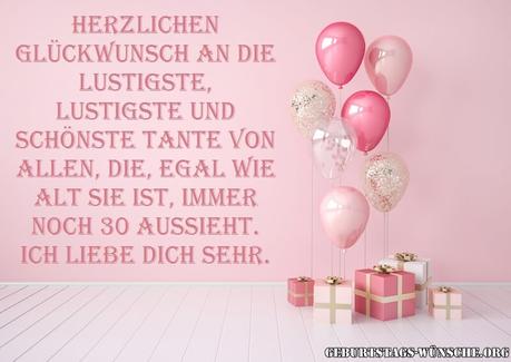 Geburtstag gedicht tante