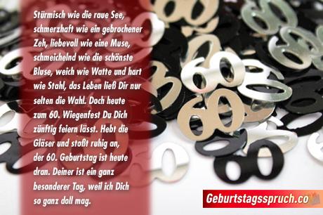 Gluckwunsche zum 60 zigsten geburtstag