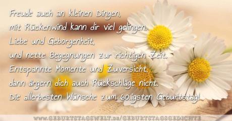 Gluckwunsche zum 60 zigsten geburtstag