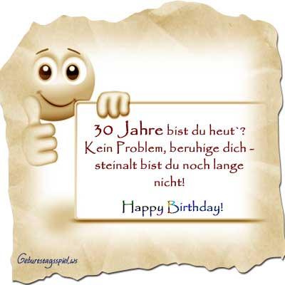 Geburtstagswunsche 30 mann