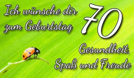 Gluckwunsche zum 70 sten geburtstag