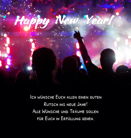 Ihnen allen wunsche ich