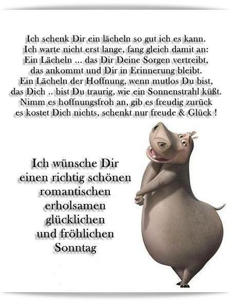 Ihnen allen wunsche ich