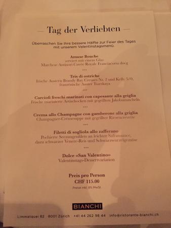 Valentinstag 2020 restaurant zurich