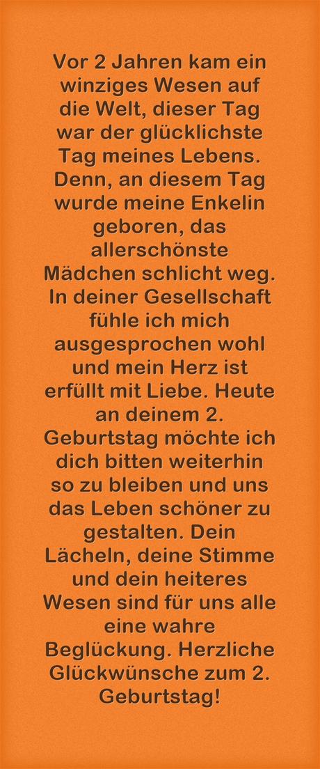 Text 2 geburtstag