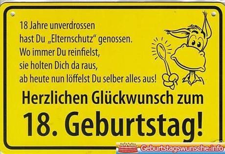 Gluckwunsche zum 18 geburtstag schreiben