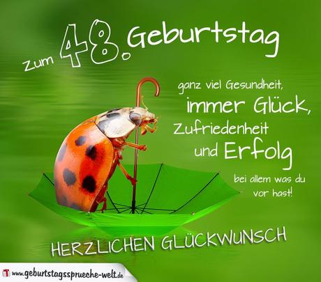 Gluckwunsche zum 48 geburtstag einer frau