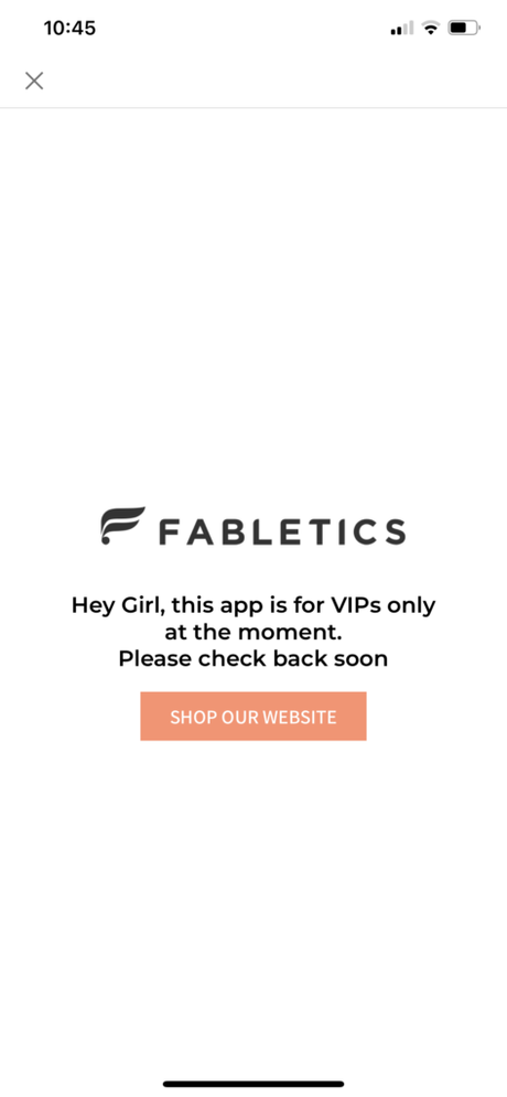 Fabletics App: Shoppen, Pausieren und VIP-Mitgliedschaft managen über das Smartphone