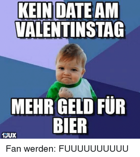 Kein geld fur valentinstag