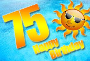 Spruche zum geburtstag 75 mann