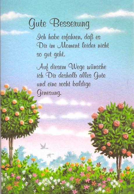 Gute wunsche bei krankheit