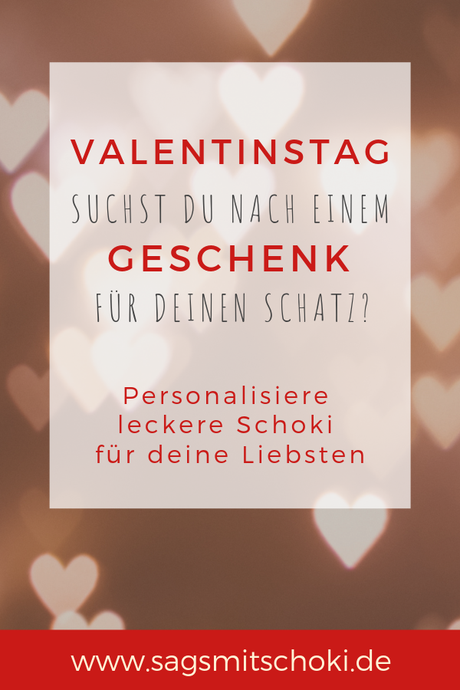 Valentinstag schokolade mann