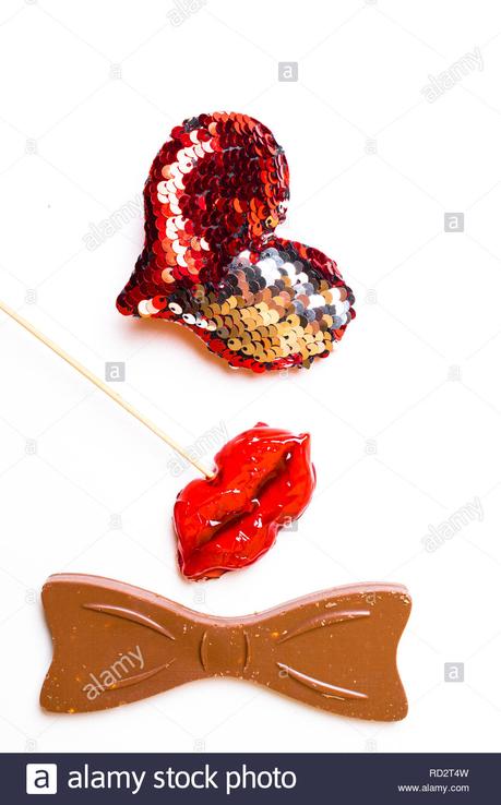Valentinstag schokolade mann