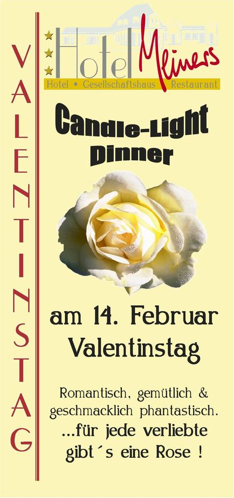 Valentinstag 1 rose