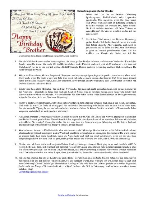 Geburtstagswunsche lustig bruder