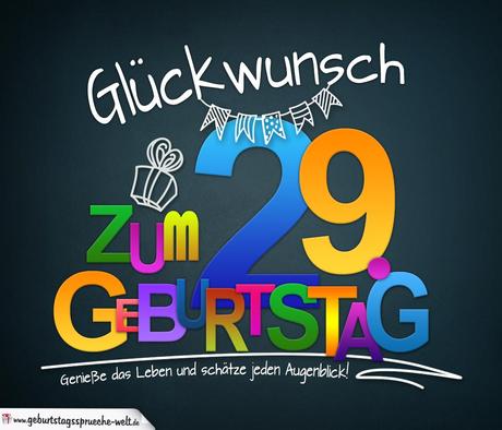 Gluckwunsche zum 29 geburtstag whatsapp