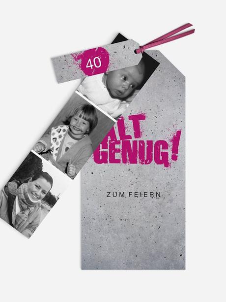 Runder geburtstag 40 einladung