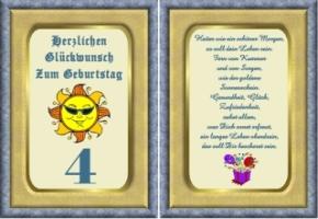 Geburtstag wunsche 4 jahre