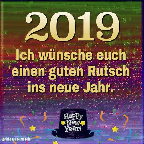 Guten rutsch wunsche 2019 spruche