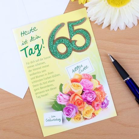 Texte zum 65 geburtstag kostenlos