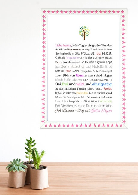 Wunsche fur taufe madchen