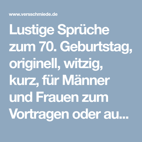 Geburtstagbpruche kurz und witzig