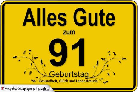 Geburtstagswunsche 91 geburtstag