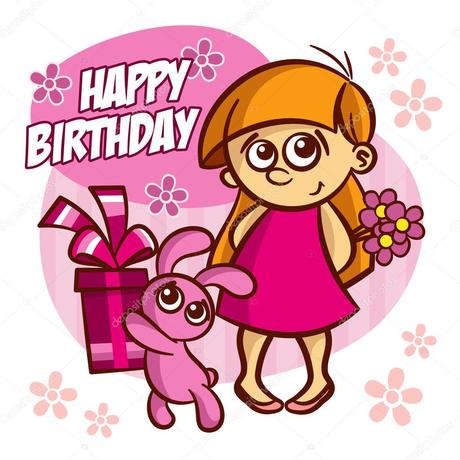 Geburtstag karte madchen