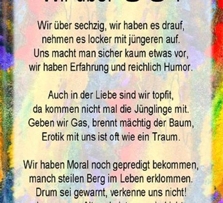 Lustige gedichte zum geburtstag